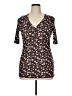 Torrid Black Short Sleeve Henley Size 1X Plus (1) - photo 1