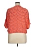 Sim & Sam 100% Rayon Orange 3/4 Sleeve Blouse Size XL - photo 2
