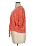 Sim & Sam 100% Rayon Orange 3/4 Sleeve Blouse Size XL - photo 5