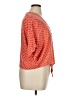 Sim & Sam 100% Rayon Orange 3/4 Sleeve Blouse Size XL - photo 4