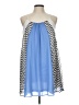 Altar'd State 100% Polyester Chevron-herringbone Blue Casual Dress Size L - photo 1