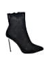 Jeffrey Campbell 100% Leather Black Ankle Boots Size 7 1/2 - photo 1