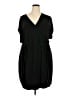 Nine West Solid Black Casual Dress Size 3X - photo 1