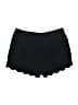 Sans Souci 100% Polyester Hearts Black Shorts Size M - photo 2