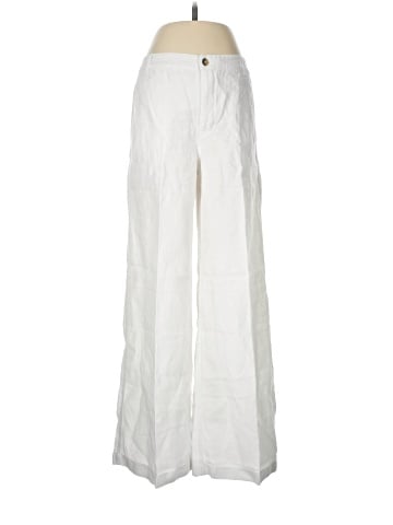Madewell The Zoe Relaxed Wide Pant in 100% Linen (view 1)