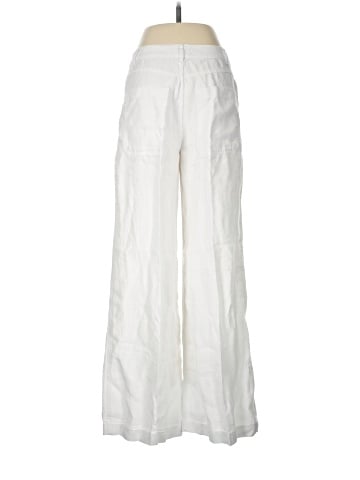 Madewell The Zoe Relaxed Wide Pant in 100% Linen (view 2)