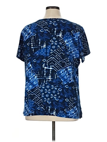 Anne Klein Short Sleeve Blouse (view 2)