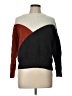 Sophie Rue Color Block Brown Pullover Sweater Size L - photo 1