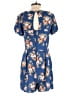 Xhilaration Floral Blue Romper Size M - photo 2