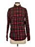 L.L.Bean Plaid Red Long Sleeve Button-Down Shirt Size S - photo 1