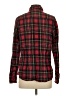 L.L.Bean Plaid Red Long Sleeve Button-Down Shirt Size S - photo 2