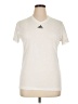 Adidas 100% Polyester Ivory Short Sleeve T-Shirt Size XL - photo 1