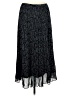 Uniqlo 100% Polyester Black Casual Skirt Size M - photo 1