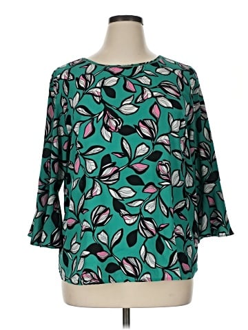 Apt. 9 3/4 Sleeve Blouse (view 1)