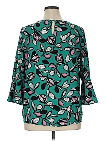 Apt. 9 3/4 Sleeve Blouse (view 2)