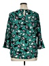 Apt. 9 100% Polyester Teal 3/4 Sleeve Blouse Size XL - photo 2