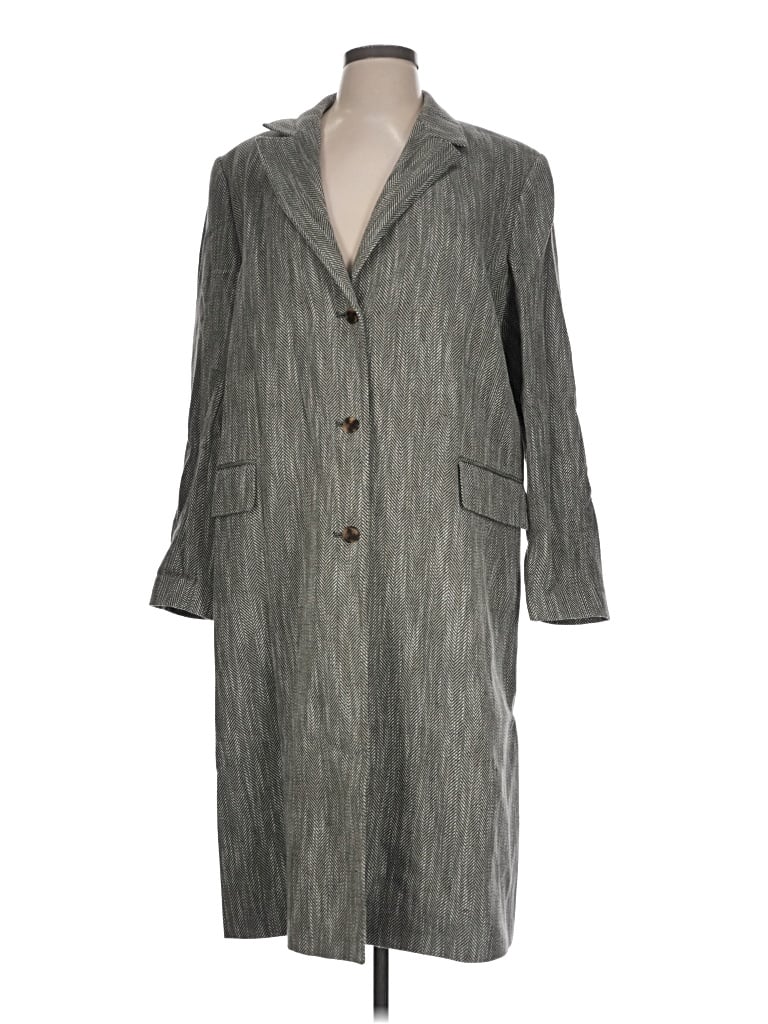Lafayette 148 Trenchcoat In Gray