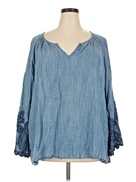 Soft Surroundings 3/4 Sleeve Blouse