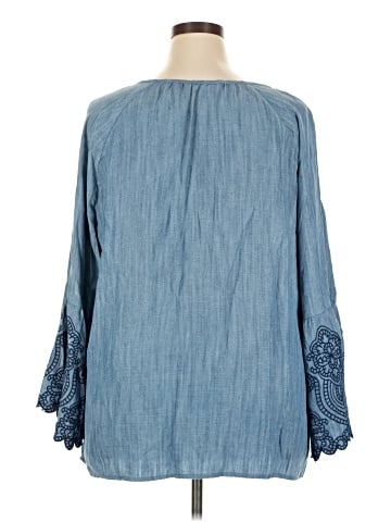 Soft Surroundings 3/4 Sleeve Blouse (view 2)
