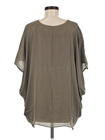 Acrobat 3/4 Sleeve Silk Top (view 2)