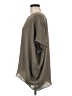 Acrobat 100% Silk Brown 3/4 Sleeve Silk Top Size Med - Lg - photo 5
