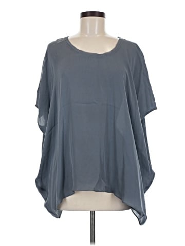Acrobat Short Sleeve Silk Top (view 1)