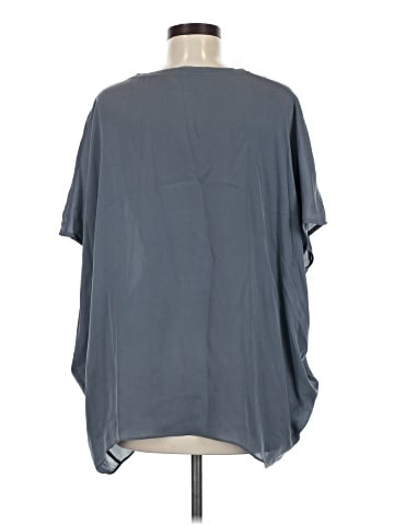 Acrobat Short Sleeve Silk Top (view 2)