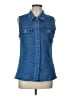 Sanctuary Blue Denim Vest Size L - photo 1