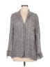 J.Jill Tweed Gray Long Sleeve Blouse Size M - photo 1
