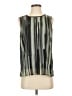 DKNY 100% Polyester Green Sleeveless Blouse Size S - photo 1