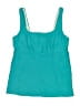 Lands' End Chevron-herringbone Teal Swimsuit Top Size 8 - photo 1