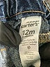 Carter's 100% Cotton Blue Jeans 9-12 MO / 12 MO - photo 3