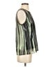 DKNY 100% Polyester Green Sleeveless Blouse Size S - photo 4