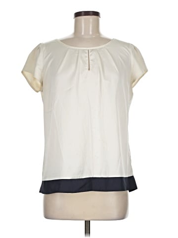 New York & Company Short Sleeve Blouse (view 1)