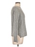Lauren by Ralph Lauren 100% Cotton Gray Pullover Sweater Size L - photo 4