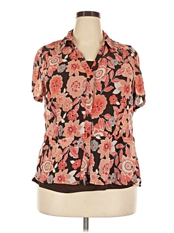 Style&Co Short Sleeve Blouse (view 1)