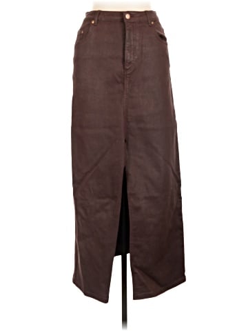 Pilcro Faux Leather Skirt (view 1)