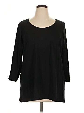 Susan Graver 3/4 Sleeve T-Shirt (view 1)