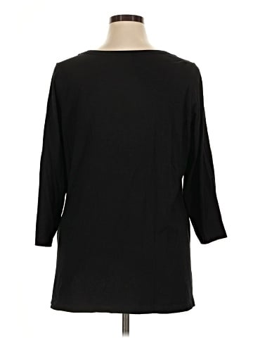 Susan Graver 3/4 Sleeve T-Shirt (view 2)