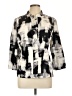 Chico's Gray 3/4 Sleeve Button-Down Shirt Size Lg (2) - photo 1