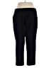 Kasper Solid Black Active Pants Size 2X - photo 2