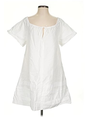 Madewell Poplin Flutter-Sleeve Pintuck Mini Dress (view 1)