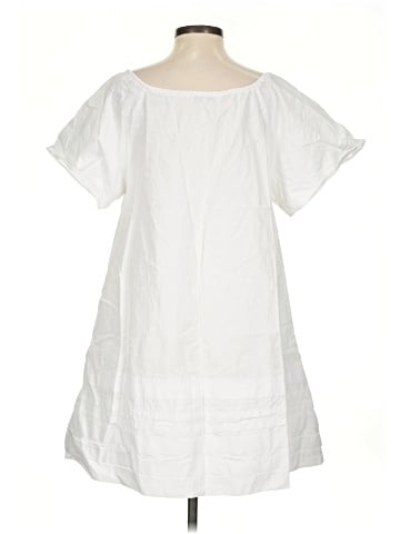 Madewell Poplin Flutter-Sleeve Pintuck Mini Dress (view 2)