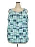Talbots Blue Sleeveless Blouse Size 2X - photo 1