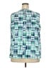 Talbots Blue Sleeveless Blouse Size 2X - photo 2