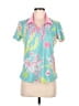 AnaClare Teal Short Sleeve Polo Size M - photo 1