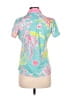 AnaClare Teal Short Sleeve Polo Size M - photo 2