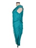 Boston Proper Solid Teal Cocktail Dress Size L - photo 5