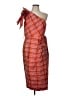 J.Crew Plaid Orange Cocktail Dress Size 12 - photo 1
