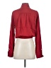 Theory Red Long Sleeve Silk Top Size S - photo 2